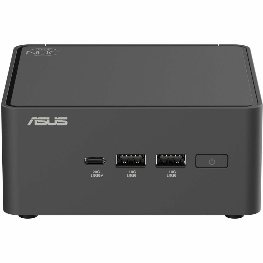 Asus NUC 15 Pro RNUC15CRKI3062DU Desktop Computer - Intel Core 3 100U - 16 GB - 256 GB PCI Express NVMe 4.0 SSD - Mini PC - Black