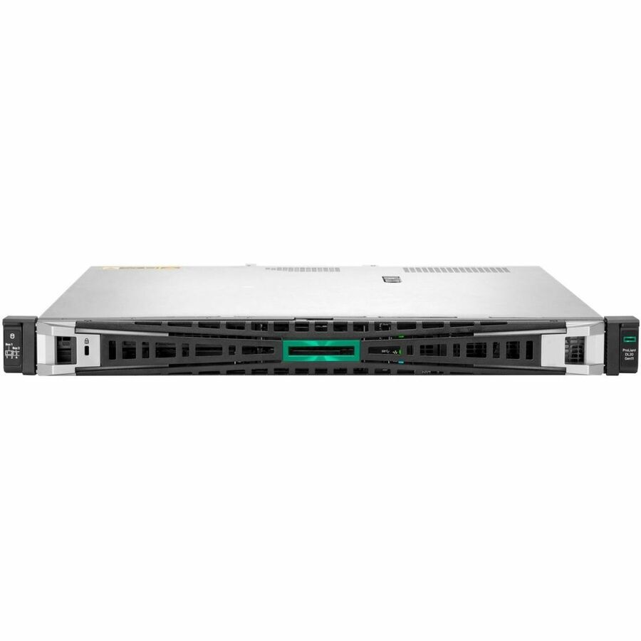 HPE ProLiant DL20 G11 1U Rack Server - 1 x Intel Xeon 6333P 3.10 GHz - 32 GB RAM - 2.40 TB HDD - (2 x 1.2TB) HDD Configuration - Serial ATA/600, 12Gb/s SAS, NVMe Controller