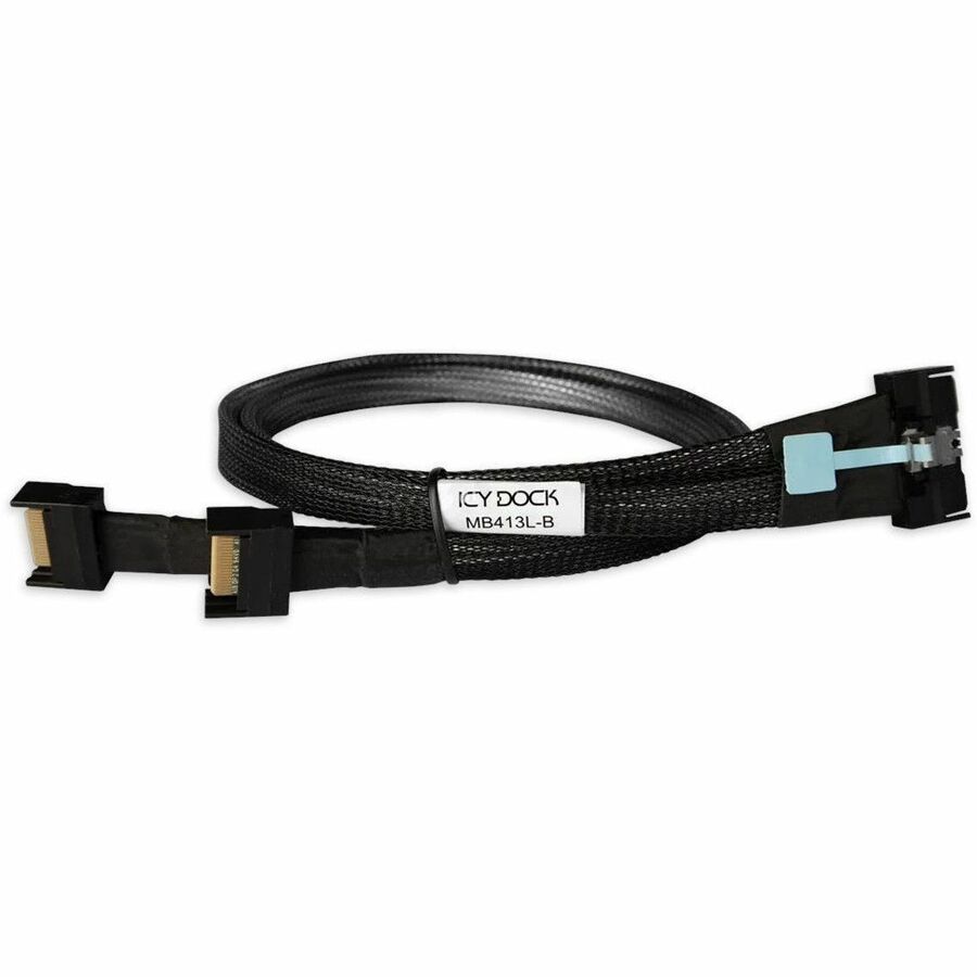 Icy Dock MCIO 8i SFF-TA-1016 to 2x MCIO 4i SFF-TA-1016 Cable - 0.5M