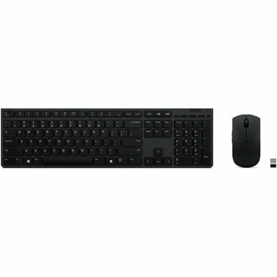 LENOVO DCG SOURCING Professional Wireless Rechargeable Combo Keyboard and Mouse-US English