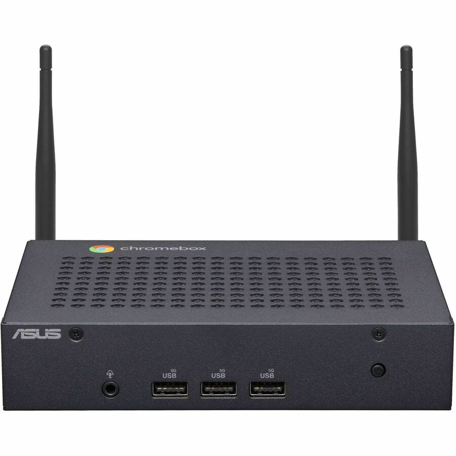 Asus Chromebox CF40-BC0081UN-O Chromebox - Intel Celeron N4500 - 8 GB - 128 GB Flash Memory Capacity - Mini PC - Black