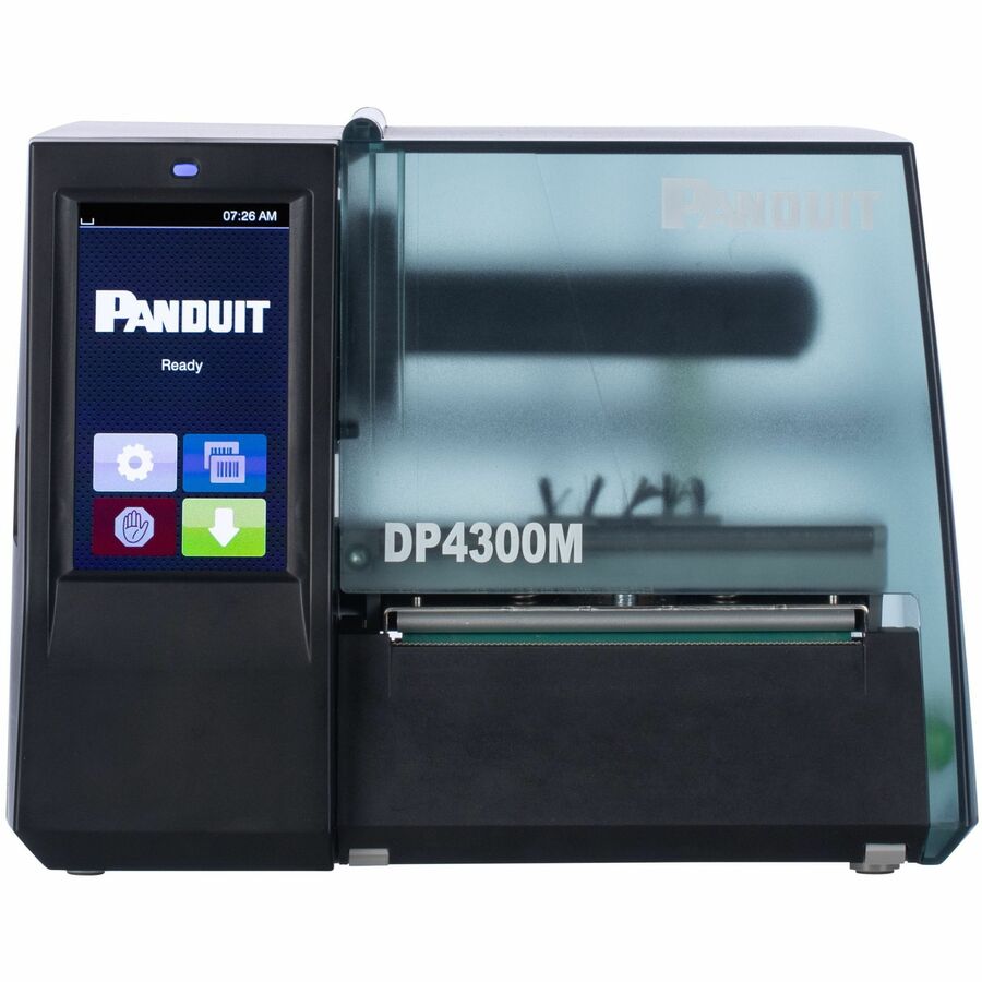 Panduit DP4300M Wire & Cable, Network Infrastructure Labeling, Electrical Hazard Label, Pipe Marking, Safety Sign, Electrical Infrastructure Labeling, Terminal Block Labeling, Marker Plate, Office, Industrial Thermal Transfer Printer - Monochrome - Desktop - Label Print - Ethernet - USB - Serial - US