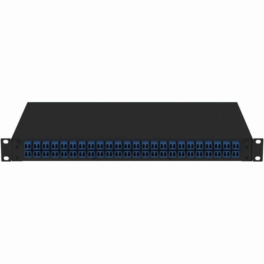 Panduit Fiber Drawer, 48 LC Duplex Adapters, Blue