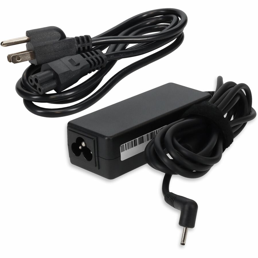 AddOn Samsung PA-1250-98 Compatible 40W 12V at 1.75A Black 2.5 mm x 0.7 mm Laptop Power Adapter and Cable