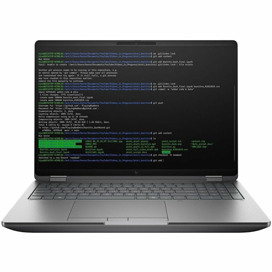 HP ZBook Fury G1i 16" Mobile Workstation - Intel Core Ultra 9 2nd Gen 285HX - 64 GB - 1 TB SSD - Smart Card Reader