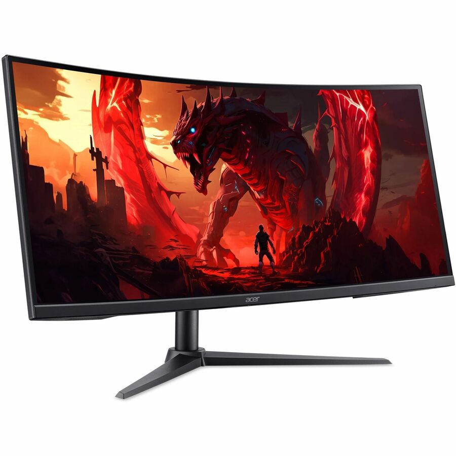 Acer Nitro XZ340CUR J0 34" Class WQHD Gaming LCD Monitor - 21:9 - Black