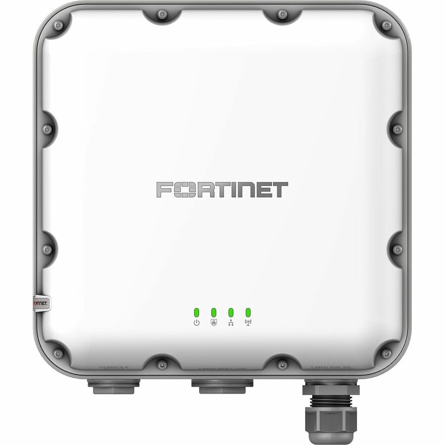 Fortinet FortiAP FAP-244K Tri Band Wi-Fi 7 IEEE 802.11a/b/e/g/h/i/j/k/n/r/v/u/w/ac/ax/be/mc 9.32 Gbit/s Wireless Access Point - Outdoor - Yes - Yes