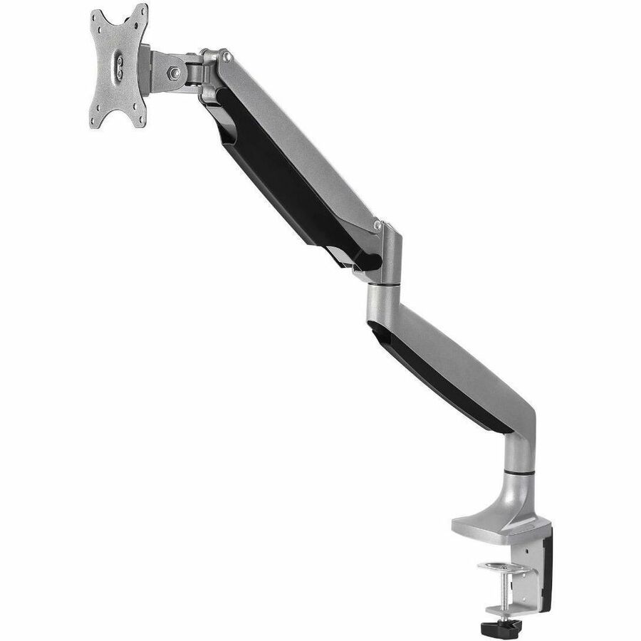 SIIG Single 45" Monitor Arm Mount 26.4 lbs-Gray - Fits17"-45" Screens, up to 26.4 lbs, VESA 75/100/200
