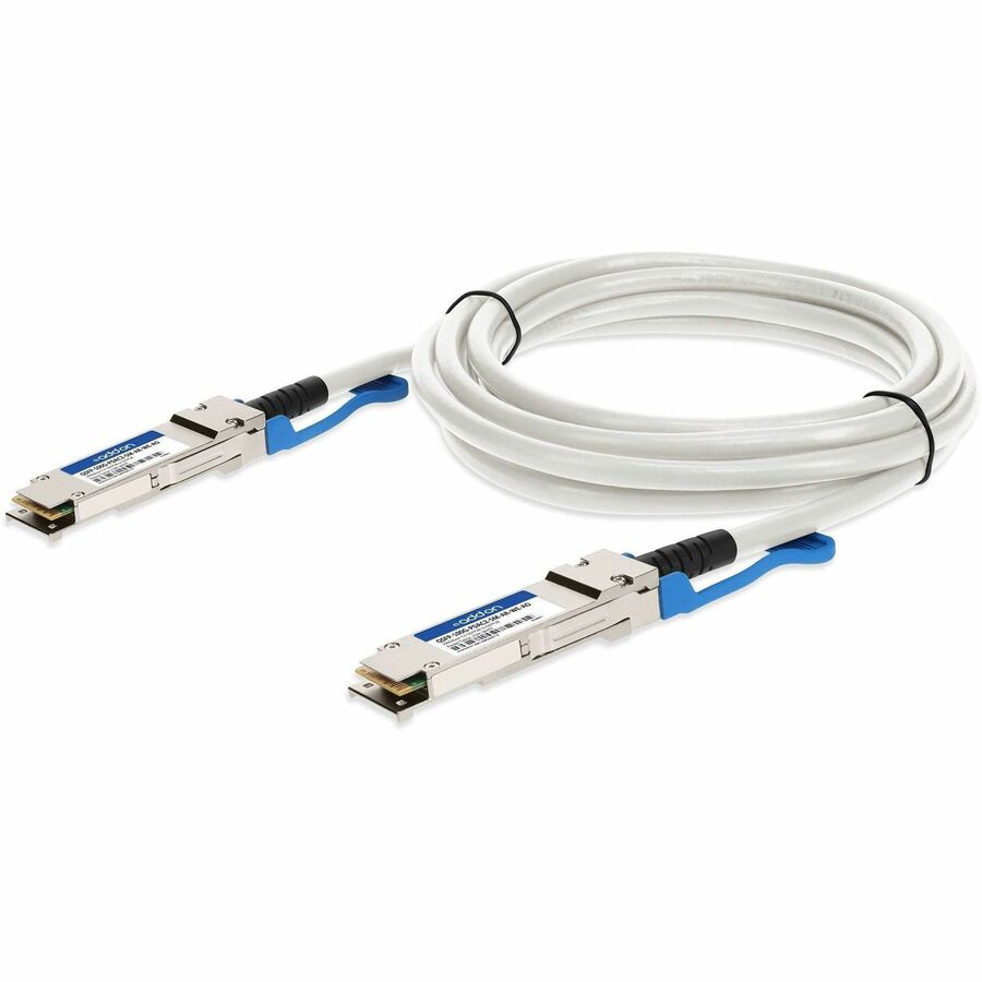 AddOn Arista Networks Compatible TAA 100GBase-CU QSFP28 Direct Attach Cable (Passive Twinax, 2.5m, White)