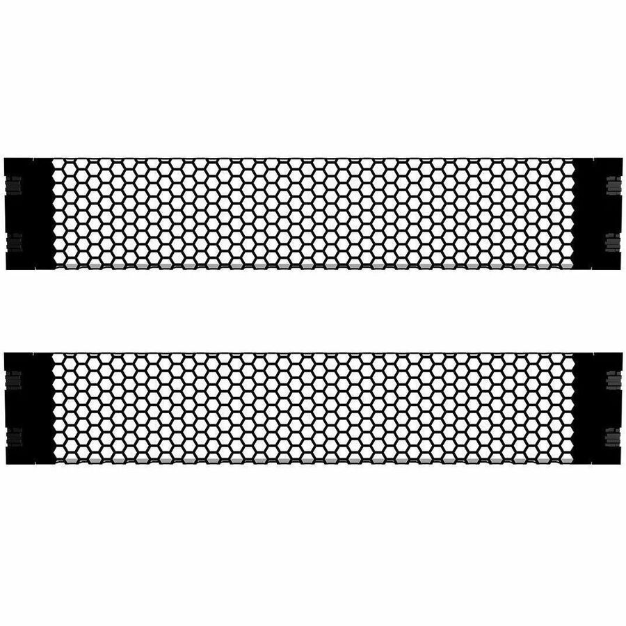 IOGEAR 2U Tool-less Vented Blanking Panel (2-Pack)