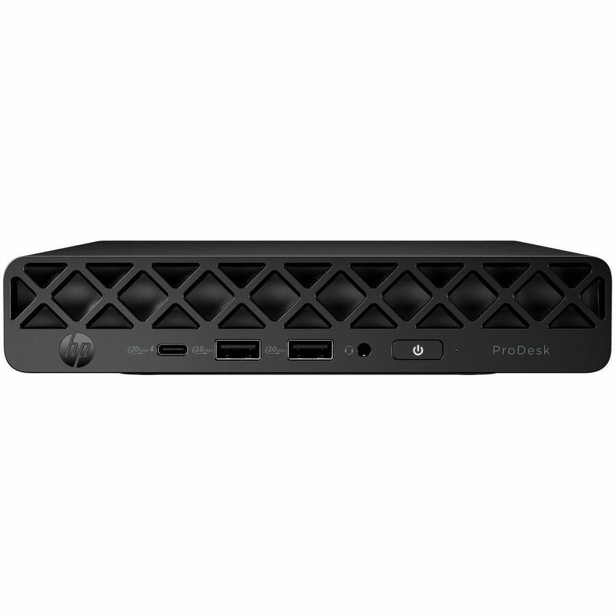 HP ProDesk 4 G1i Desktop Computer - Intel Core Ultra 5 225T - 16 GB - 256 GB PCI Express NVMe SSD - Mini PC - Jack Black
