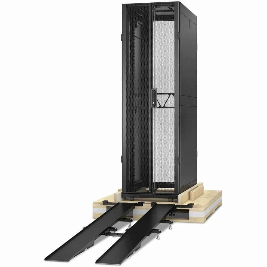 Schneider Electric NetShelter SX, Server Rack Enclosure Gen 2, Shock Packaging, 2500 lbs, Black, 42U x 600W x 1070D