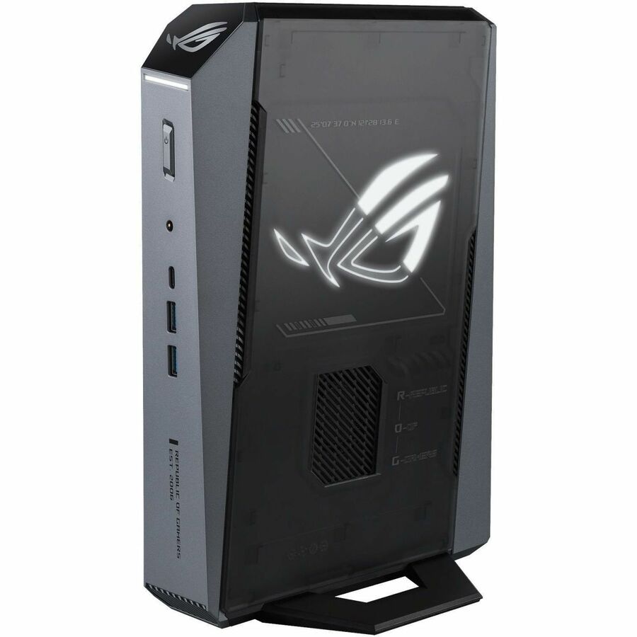 Asus ROG GR70 GR70-N90015AN Gaming Desktop Computer - AMD Ryzen 9 Ryzen 9000 Series 9955HX3D - 32 GB - 2 TB PCI Express NVMe 4.0 SSD - Mini PC - Star Gray