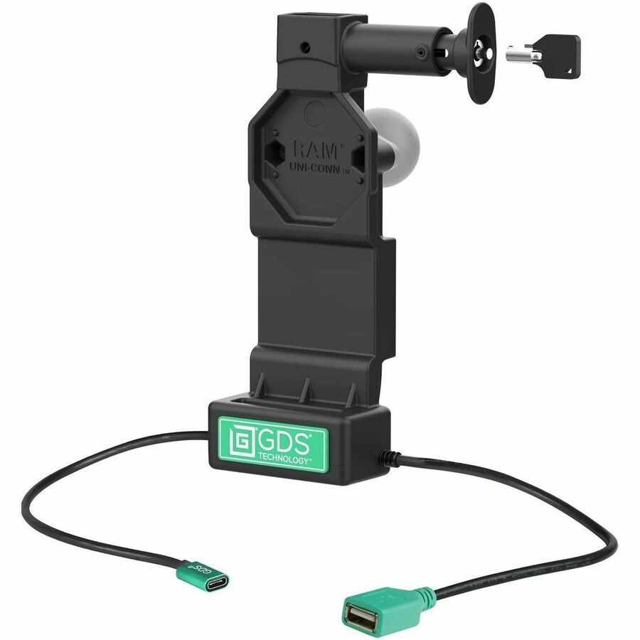 GDS Uni-Conn Locking Dock + Single USB-A with Release Button