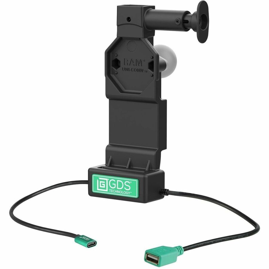 RAM Mounts GDS Uni-Conn Dock + Single USB-A with Release Button