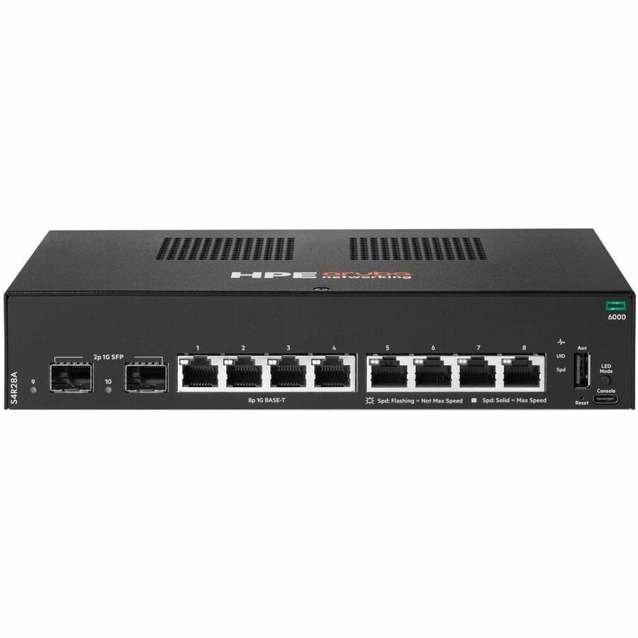 Aruba CX 6000 8p 10M/100M/1G 2p SFP 1G TAA Switch