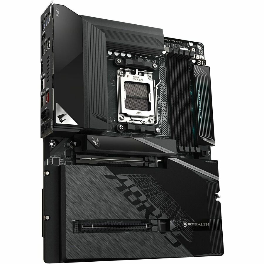 Aorus STEALTH X870 Gaming Desktop Motherboard - AMD X870 Chipset - Socket AM5 - ATX