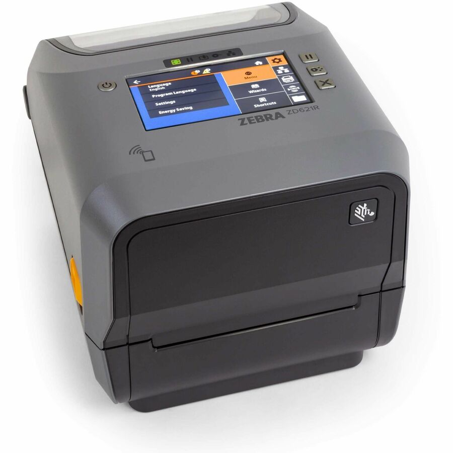 Zebra ZD621R Retail, Healthcare, Hospitality, Food & Beverage Thermal Transfer Printer - Monochrome - Desktop - Label/Receipt Print - Ethernet - USB - USB Host - Serial - Bluetooth 5.3 - IEEE 802.11ax Wireless LAN - RFID - US