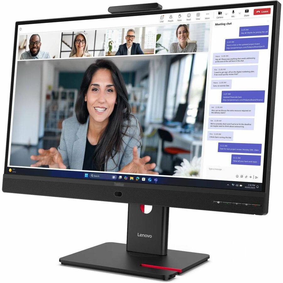 Lenovo ThinkVision T27QD-4v 27" Class Webcam WQHD LED Monitor - 16:9