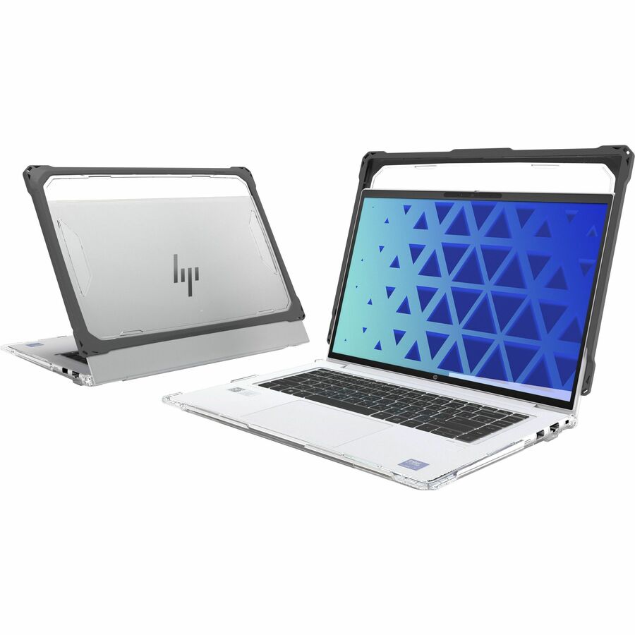 MAXCases Extreme Shell-FL Chromebook Case for HP 14" Probook 440, 445 G11 and HP EliteBook 6 G1a 14" (Grey/Slide-On Top, PC Bottom)