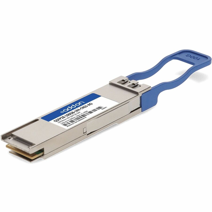 AddOn Ciena and Juniper Networks Compatible TAA 100GBase-LR4 QSFP28 Transceiver (SMF, 1295nm to 1309nm, 10km, LC, DOM)