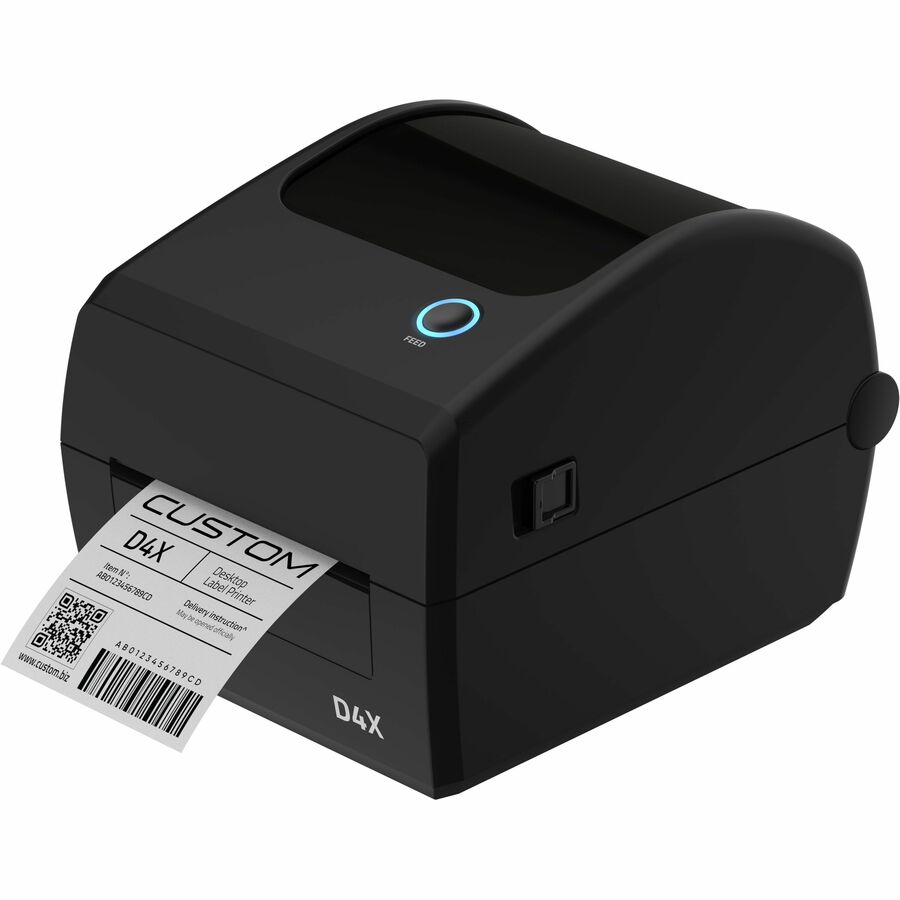 Custom D4X Retail, Kiosk, Manufacturing, Banking, Financial Services, Lottery, Gaming, Betting, Warehouse, Grocery Store, Parking Direct Thermal Printer - Monochrome - Label Print - Ethernet - USB - Serial - Bluetooth 5.2 - RFID