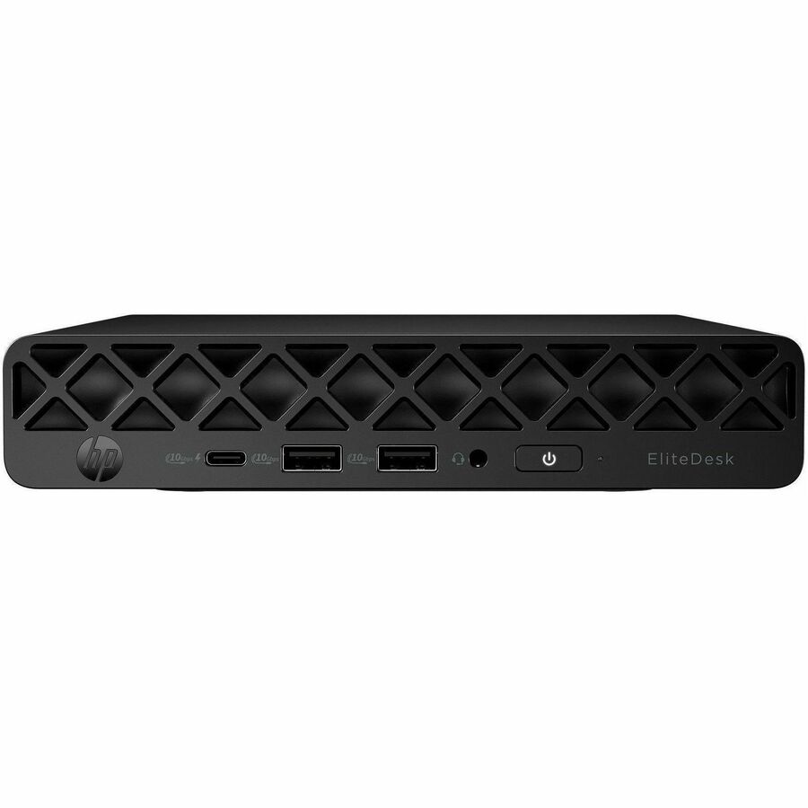 HP EliteDesk 8 G1a Desktop Computer - AMD Ryzen 3 Ryzen 200 Series 210 - 32 GB - 256 GB PCI Express NVMe SSD - Mini PC