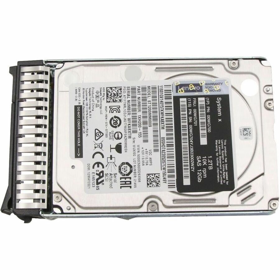 Lenovo DCG - Open Source 1.20 TB Hard Drive - 2.5" Internal - SAS (12Gb/s SAS)