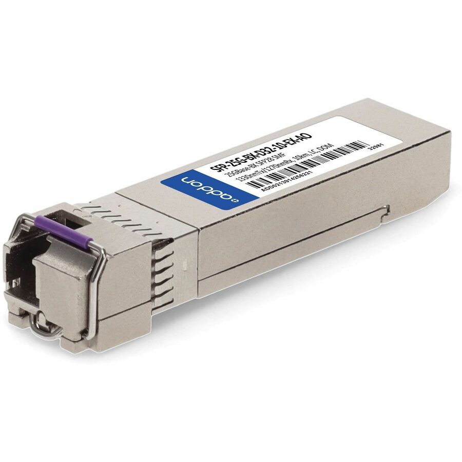 AddOn Extreme Networks Compatible TAA 25GBase-BX SFP28 Transceiver (SMF, 1330nmTx/1270nmRx, 10km, LC, DOM)