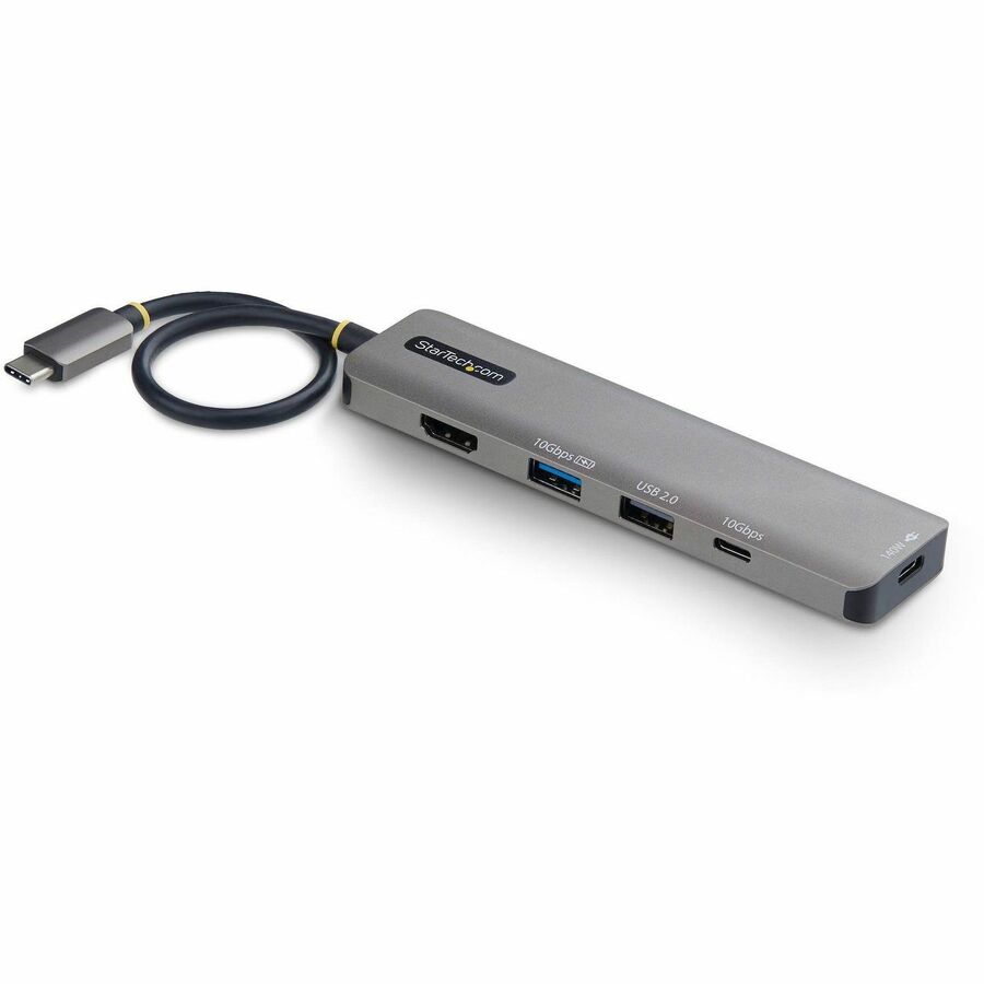 StarTech USB-C to HDMI Multiport Adapter with 140W PD Charging, 4K 60Hz HDMI, 2-Port USB 10Gbps Hub, 1x USB 2.0 Port, Type-C Mini Dock