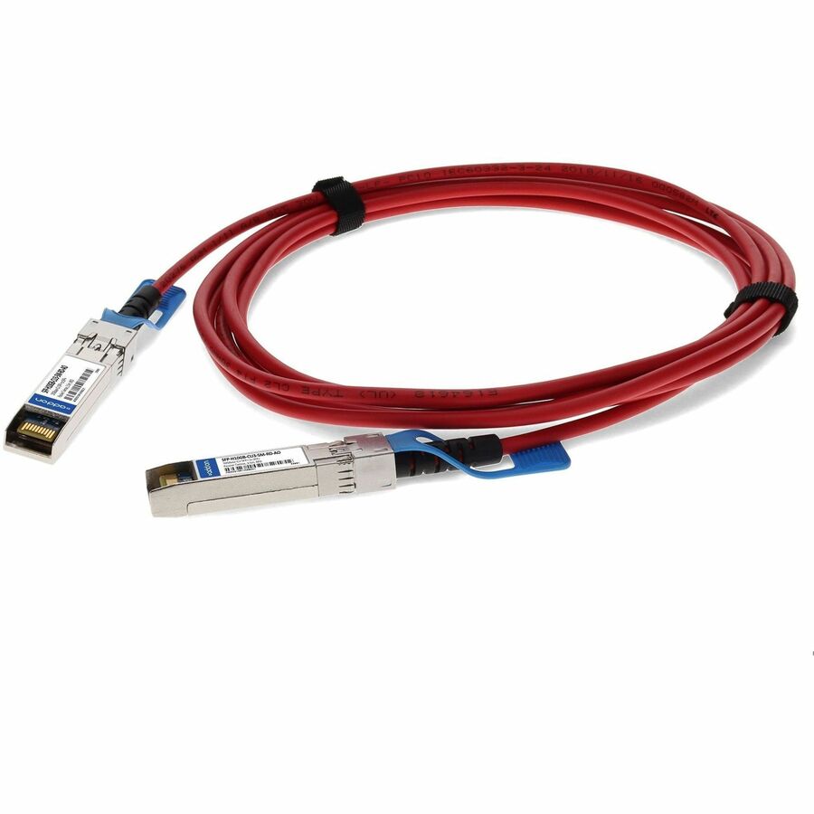 AddOn Cisco Compatible TAA Compliant 10GBase-CU SFP+ Direct Attach Cable (Passive Twinax, 3.5m, Red)