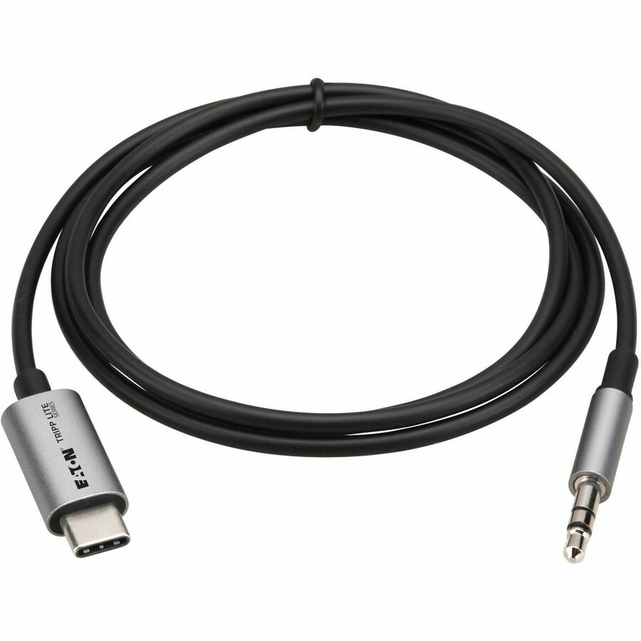 Tripp Lite series USB-C to 3.5 mm Headphone Jack Adapter Cable (M/M), 3 ft. (0.9 m)