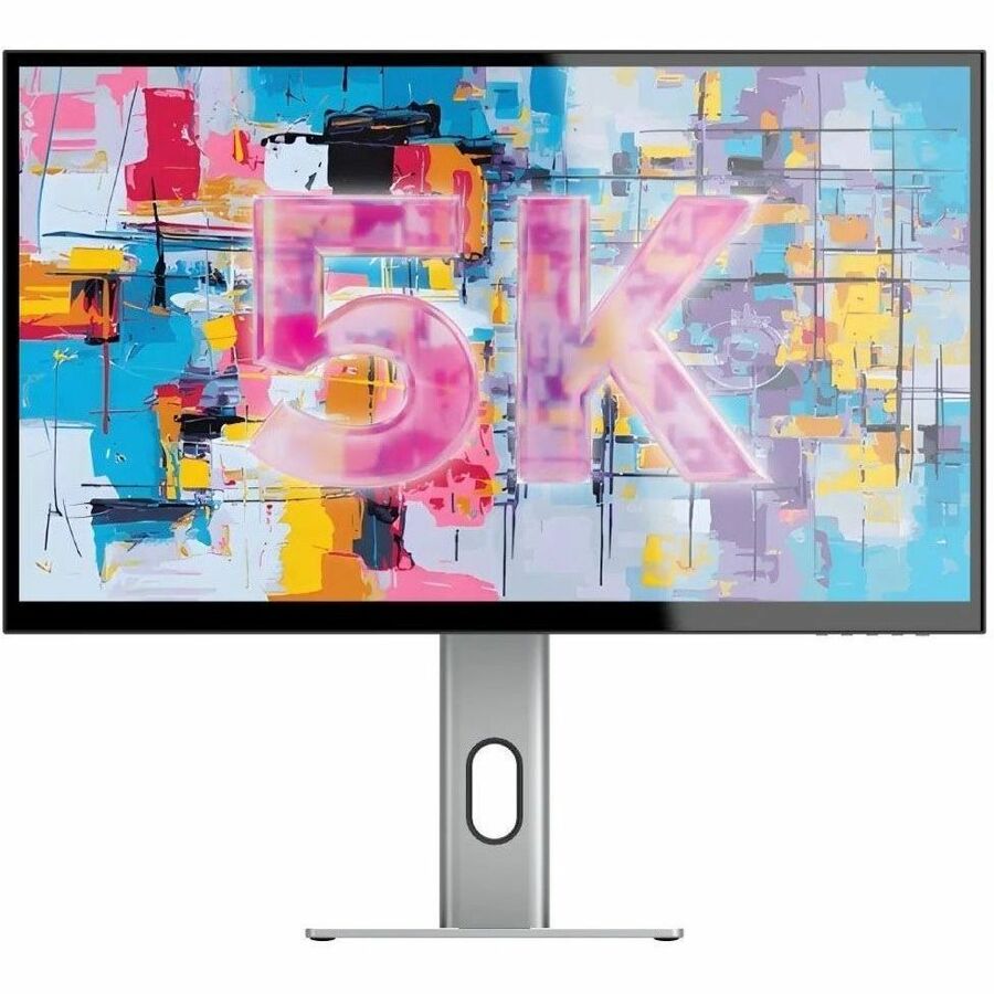 Alogic Clarity 27C5KPD 27" Class 5K LED Monitor - 16:9 - Silver, Black