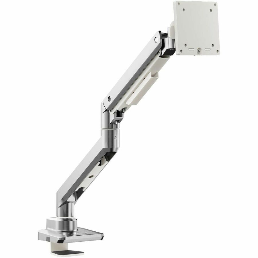 Alogic FLUX Mounting Arm for Monitor, Curved Screen Display, Flat Panel Display - Chrome, White