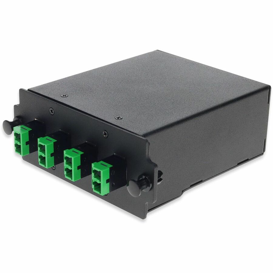 AddOn HDM Breakout Cassette 1x MPO-8 to 8x LC/APC provides compact MPO base-8 to LC/APC breakout connectivity within HDM rackmount systems