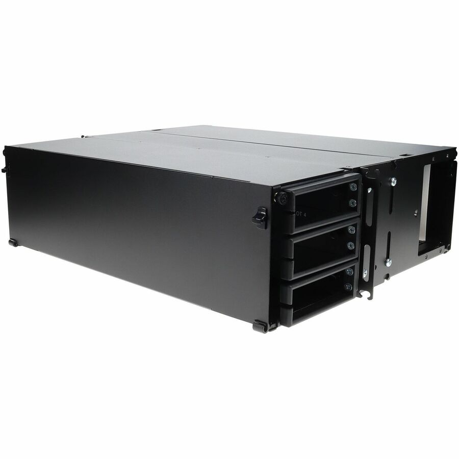 AddOn HDM Enclosed Series 3RU Rackmount Panel modular fiber chassis supporting up to twelve HDM Cassettes or Adapter Plates