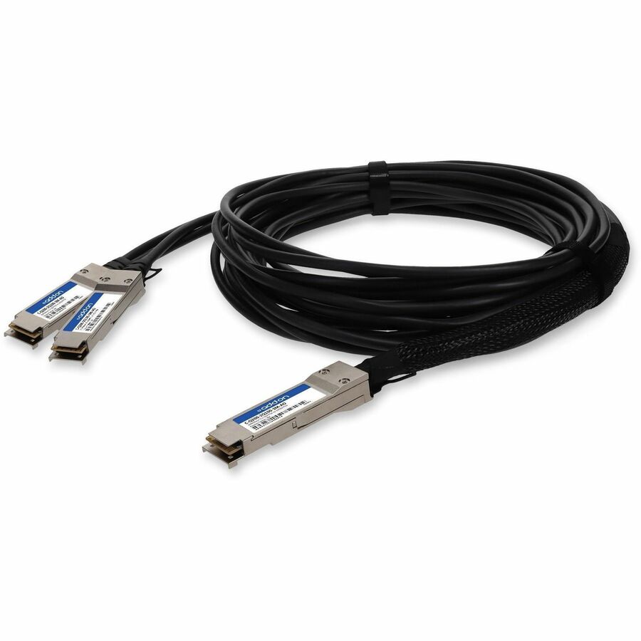 AddOn Arista Networks C-Q200-2Q100-3M Compatible TAA 200GBase-CU QSFP56 to 2xQSFP56 Direct Attach Cable (Passive Twinax, 3m, LSZH)