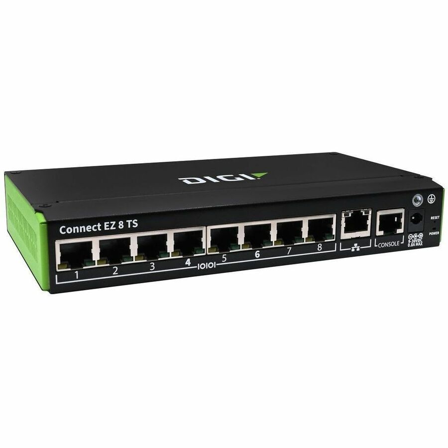 Digi EZ 8 TS - 8-port RS-232/22/485 Software-selectable Serial Device Server