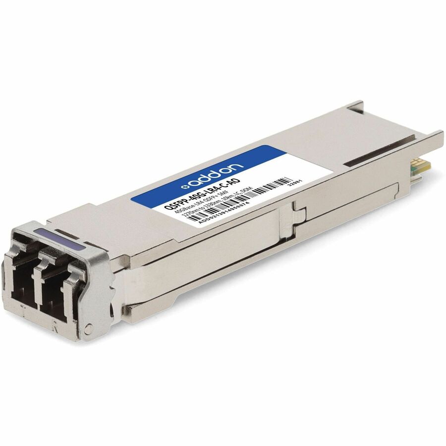 AddOn Juniper Networks QSFPP-40G-LR4-C Compatible TAA 40GBase-LR4 QSFP+ Transceiver (SMF, 1270nm to 1330nm, 10km, LC, DOM)