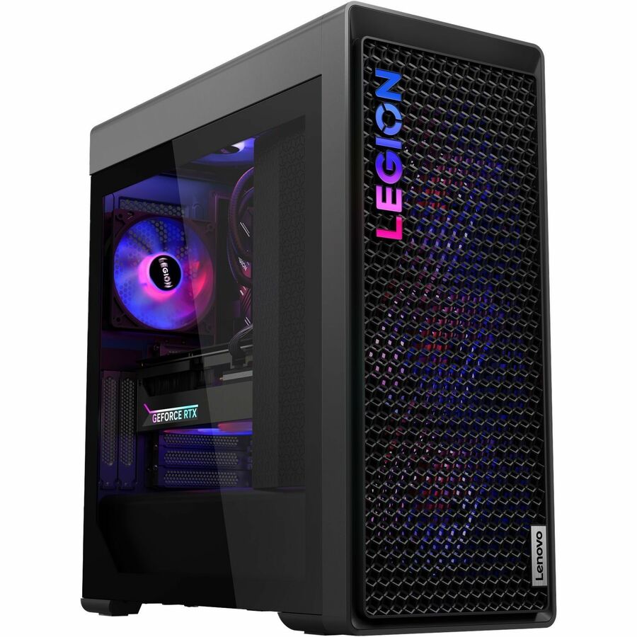Lenovo Legion T7 34IAS10 90Y600BAUS Gaming Desktop Computer - Intel Core Ultra 7 Series 2 270K PLUS - 32 GB - 1 TB PCI Express NVMe 4.0 x4 SSD - Tower - Storm Gray