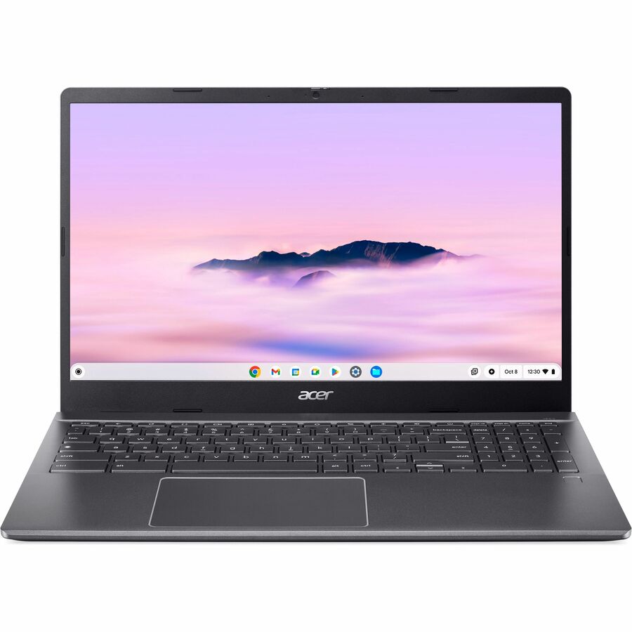 Acer Chromebook Plus 515 CBE595-2T CBE595-2T-3764 15.6" Touchscreen Clamshell Chromebook - Full HD - 60 Hz - Intel Core 3 Series 1 100U - 256 GB PCI Express NVMe 4.0 SSD - English (US) Keyboard - Iron