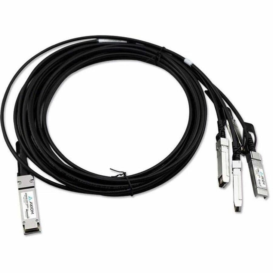Axiom 100GBASE-CR4 QSFP28 to 4 SFP28 Passive DAC Nvidia Compatible 2.5m