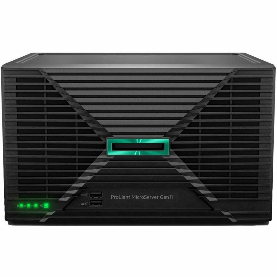 HPE ProLiant MicroServer Gen11 Ultra Micro Tower Server - 1 x Intel Xeon 6337P 3.50 GHz - 32 GB RAM - 4 TB HDD - (1 x 4TB) HDD Configuration - Serial ATA/600 Controller