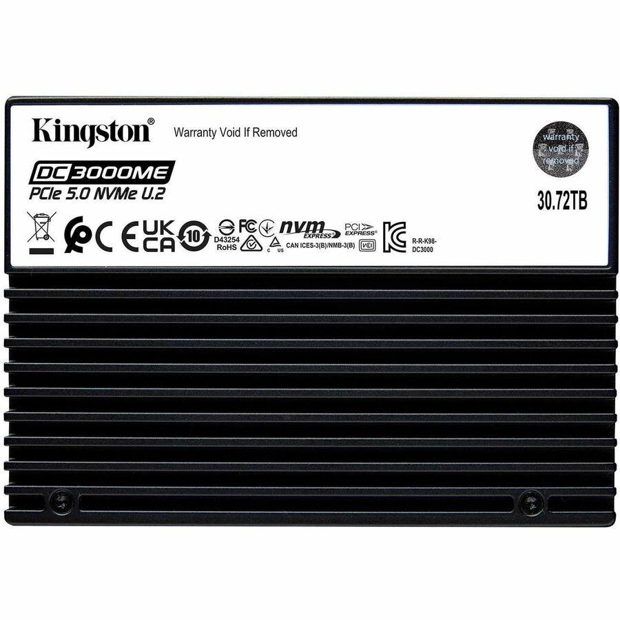 Kingston DC3000ME 30.72 TB Solid State Drive - 2.5" Internal - U.2 PCIe (NVMe) (PCI Express NVMe 5.0 x4)