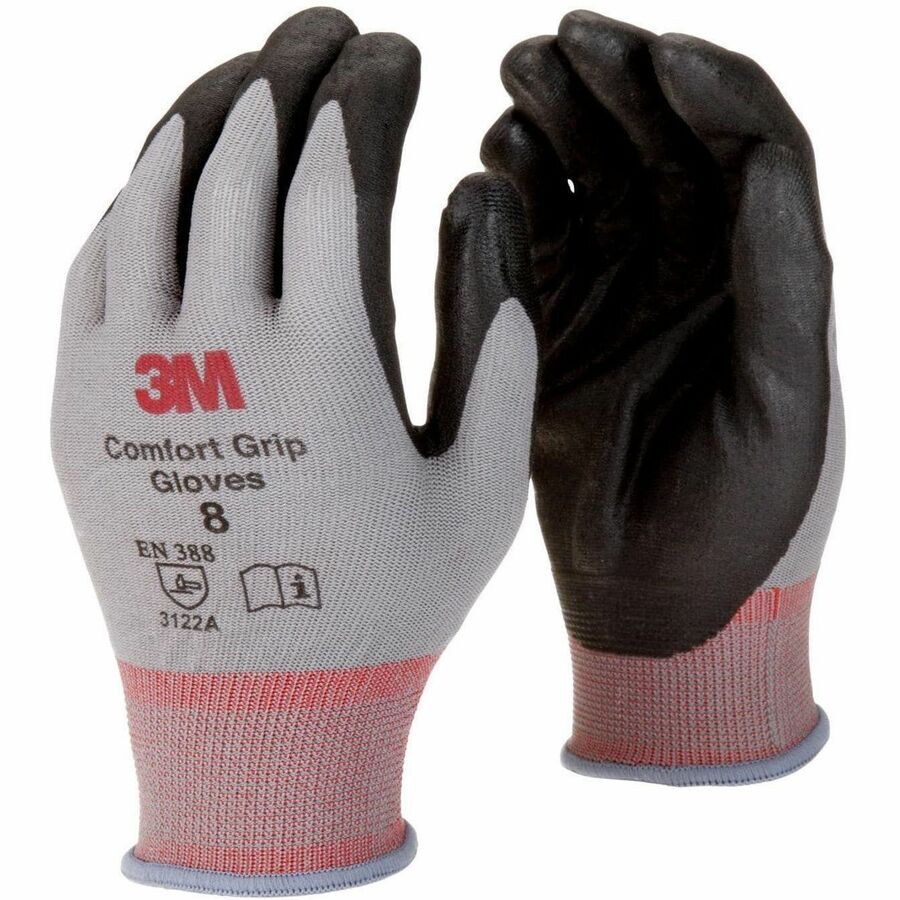 3M Comfort Grip Gloves, General Use, Size Medium, 120 Pair/Case