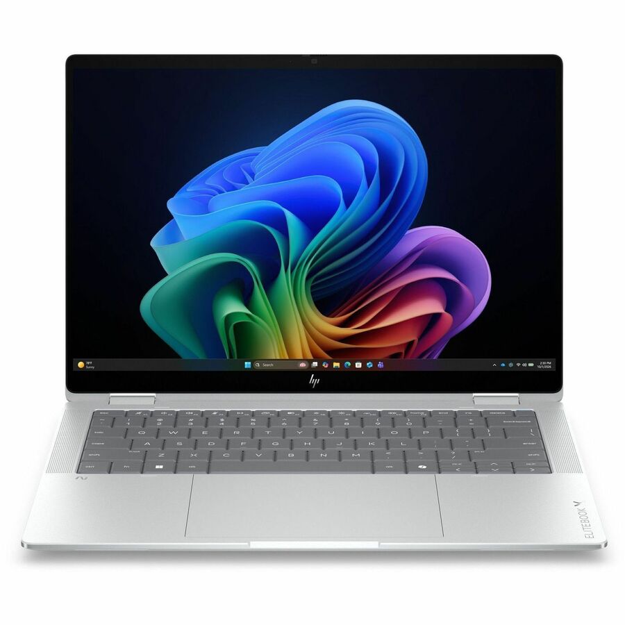 HP EliteBook X Flip G2i 14" Touchscreen Convertible Copilot+ PC 2 in 1 Notebook - WUXGA - Intel Core Ultra 5 Series 3 335 - vPro Technology - 32 GB - 512 GB SSD - Glacier Silver
