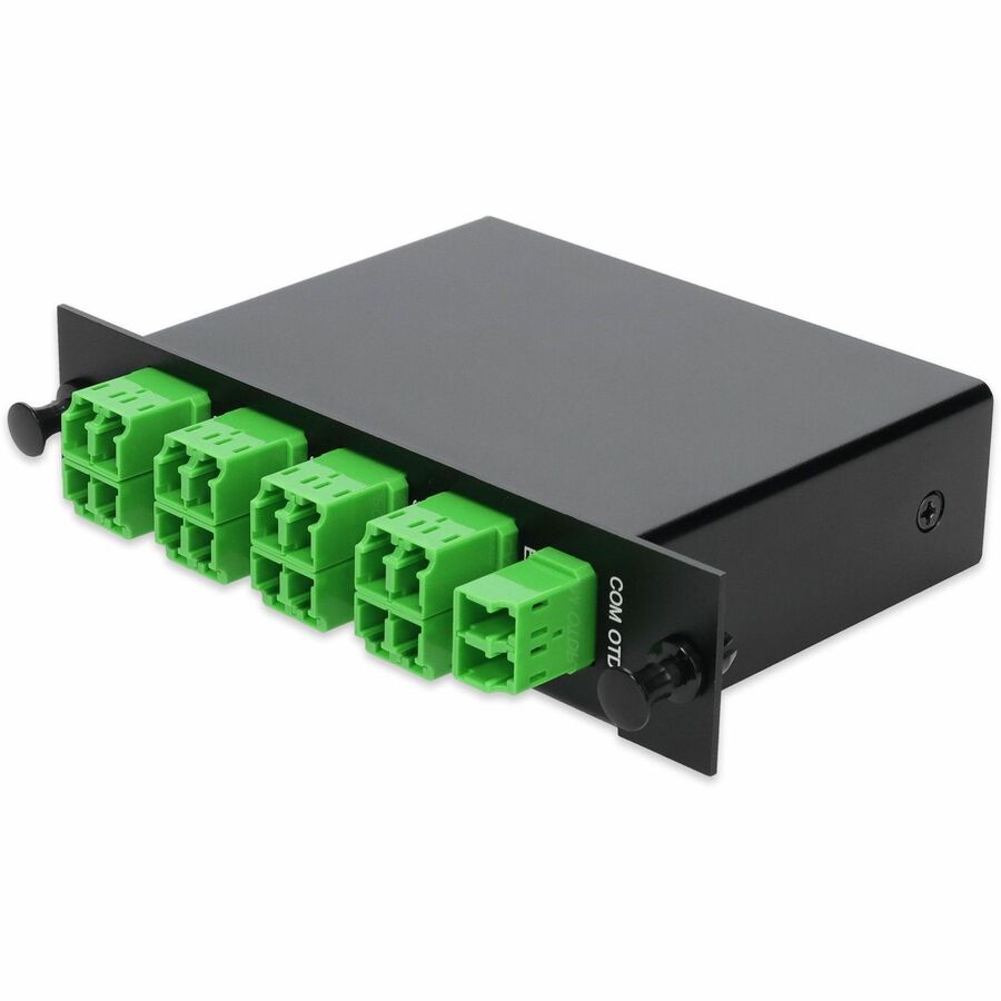 AddOn 12+3 Channel LGX DWDM Mux/Demux C16-C27 with OTDR, Test Tx/Rx, Upgrade, and Express Ports, LC/APC Connectors