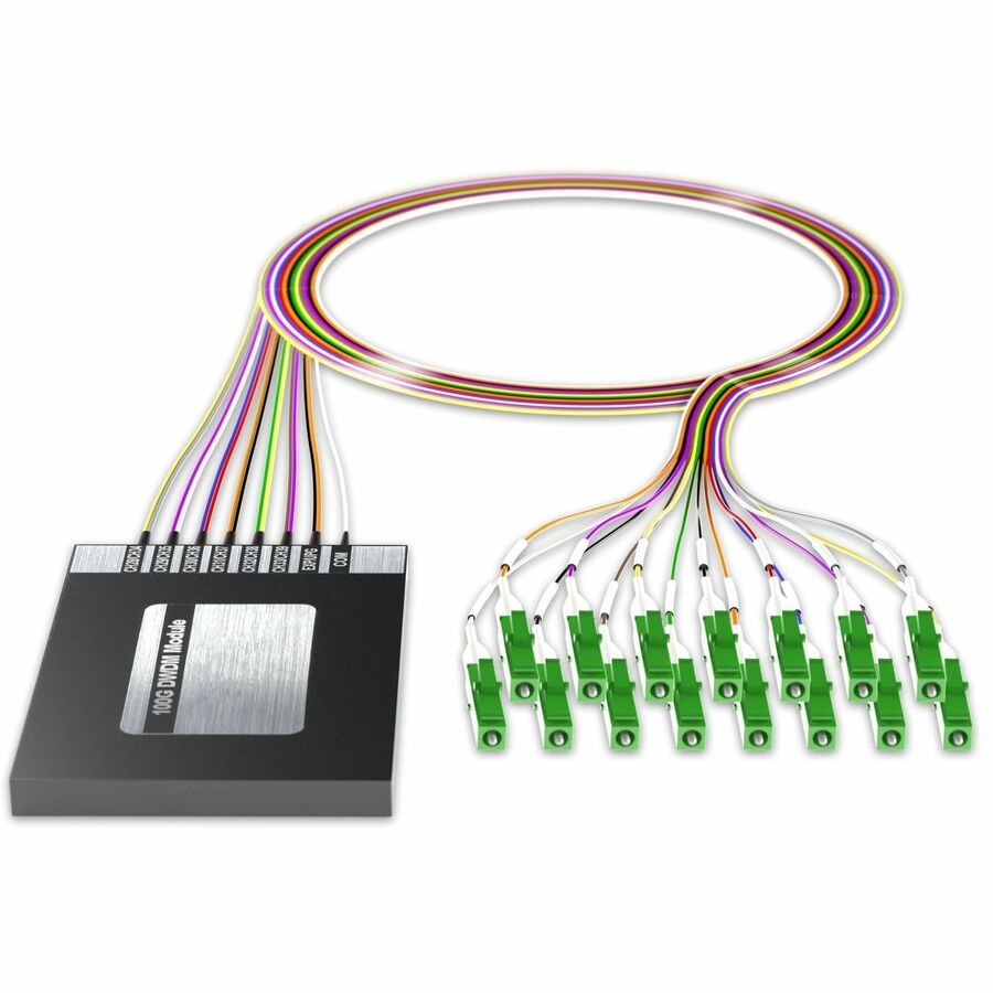 AddOn 12+2 Channel OSP DWDM Mux/Demux C28-C39 with Upgrade and Express Ports, LC/APC Connectors on 40in Single-Mode Pigtails