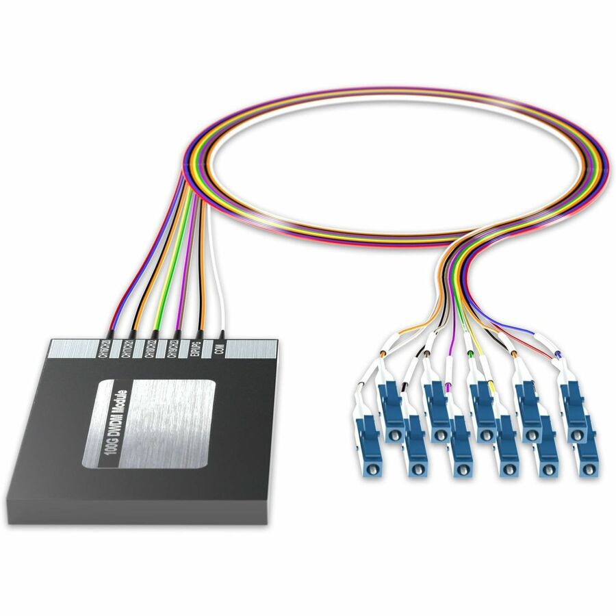 AddOn 8+2 Channel OSP DWDM Mux/Demux C16-C23 with Upgrade and Express Ports, LC/UPC Connectors on 40in Single-Mode Pigtails