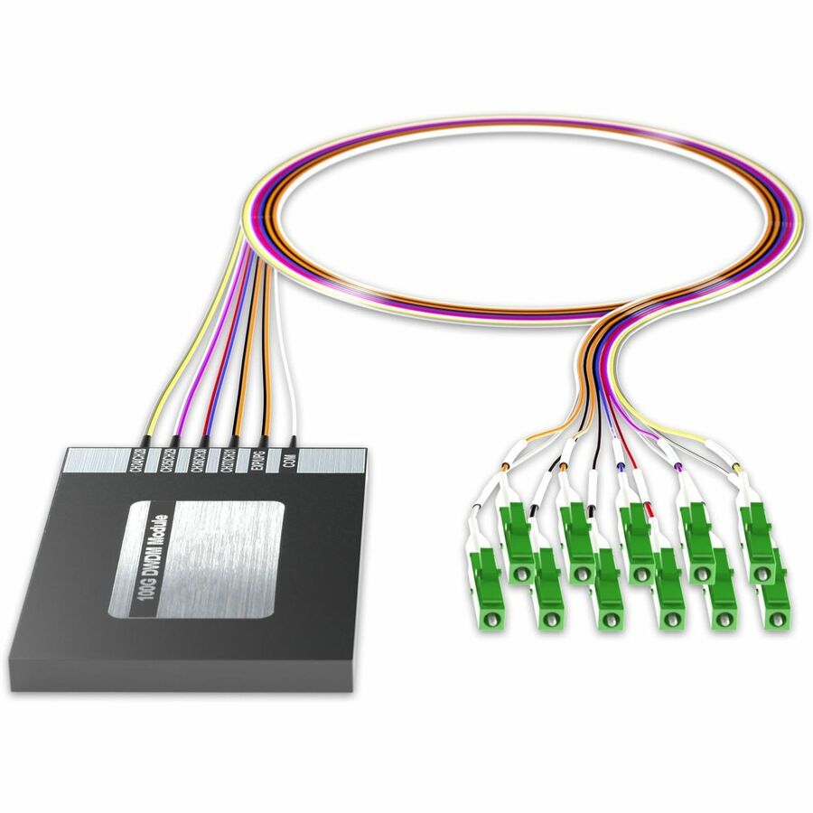 AddOn 8+2 Channel OSP DWDM Mux/Demux C24-C31 with Upgrade and Express Ports, LC/APC Connectors on 40in Single-Mode Pigtails